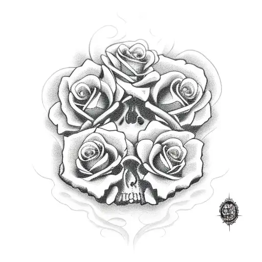 Skull And Roses