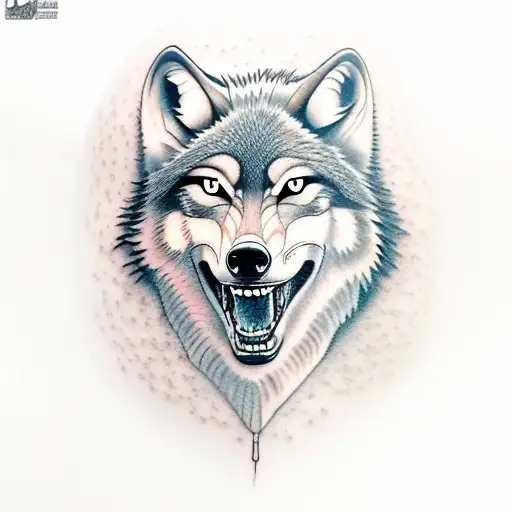 A Wolf Gnashing Teeth