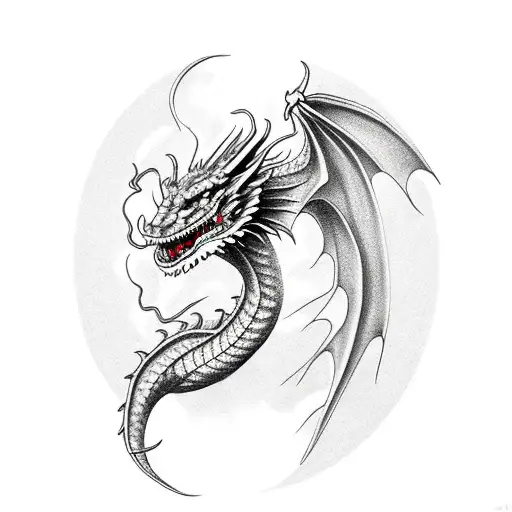 Dragon With Dates Under