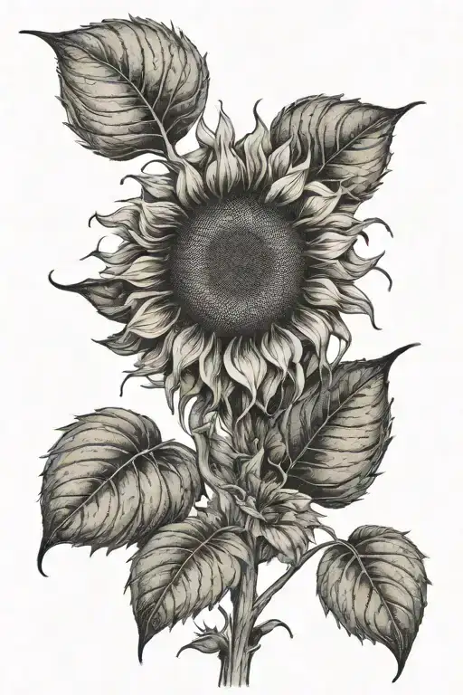 Sunflower Blooming