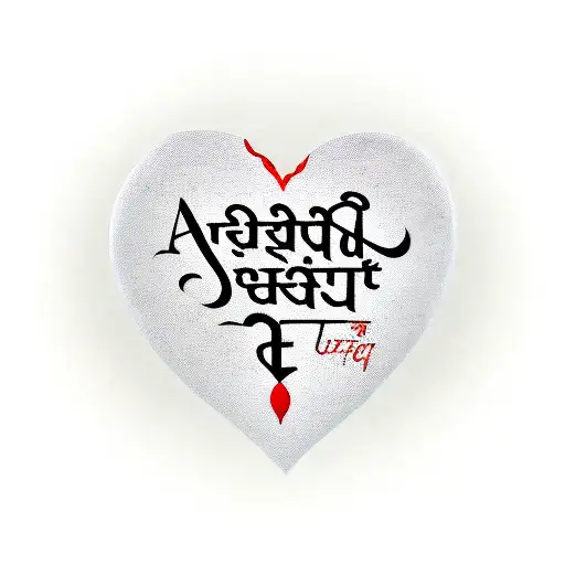 A Vibrant Red Heart With The Name 'Sujeet Kumar Singh' Written In Elegant Script Within It