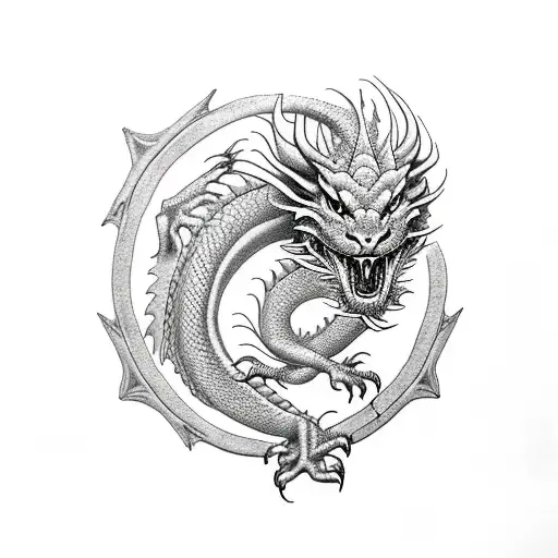 Dragon For Forearm