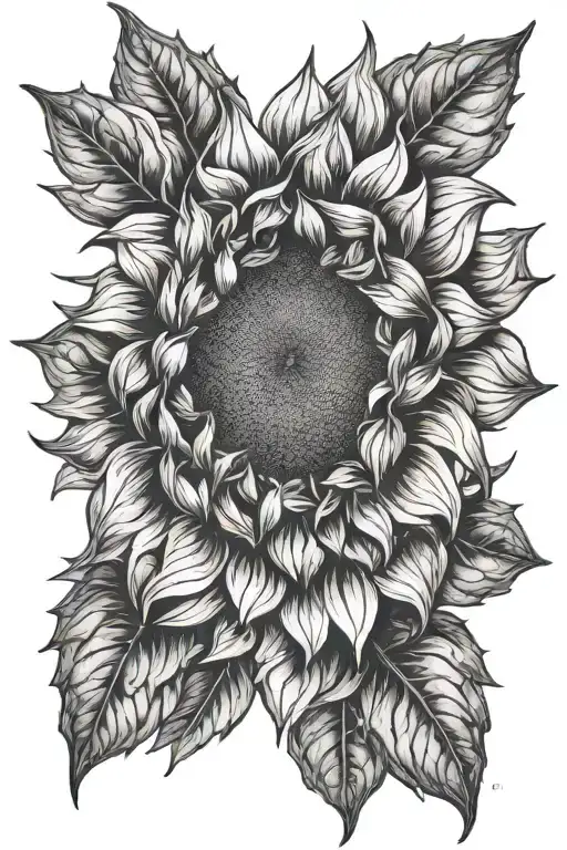Geometric Sunflower
