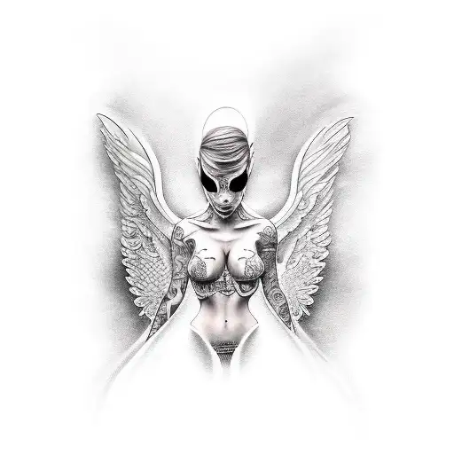Tattooed Sexy Angel