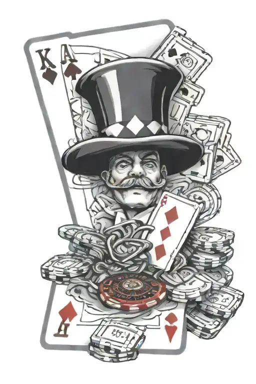 Poker Gambling Themed