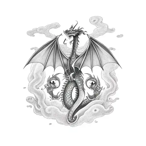Dragon Holding A Heart