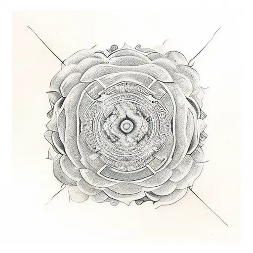 Antique Floral Labyrinth 1986