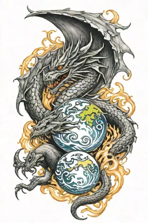 Dragon Fire Earth Water Air