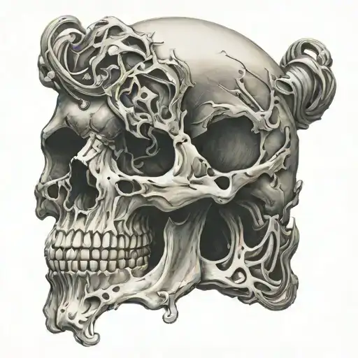 Skull Dark Smoke Black Smoke