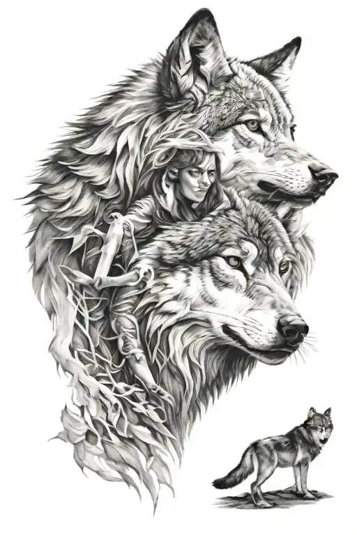 Wolf And Woman