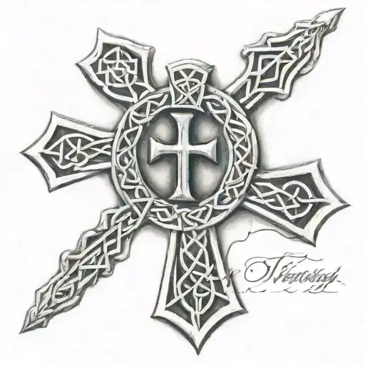 Celtic Cross Sleeve