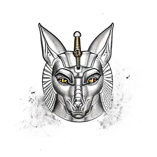 Angry Ancient Egyptian Anubis