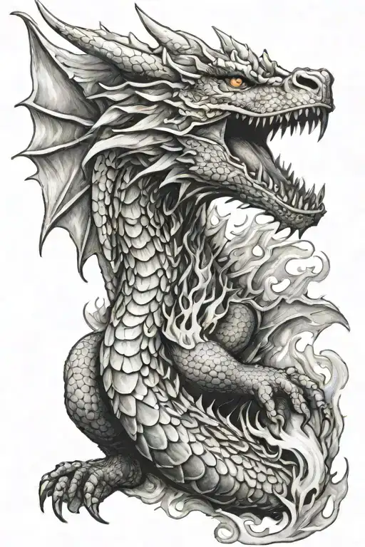 Dragon Breathing Fire