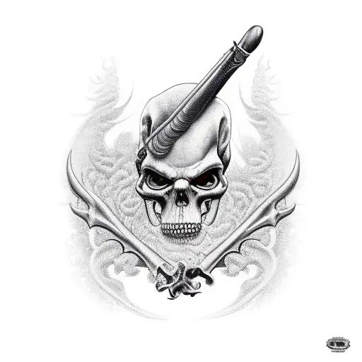 Grim Reaper Montado A Caballo