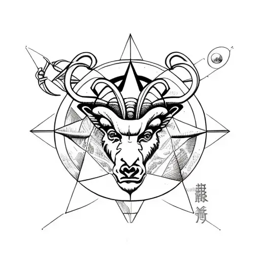 Aries Star Sign Pieces Star Sign With Mandala