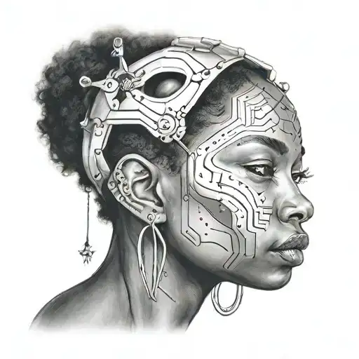 Galactic Black Woman