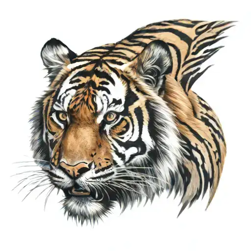 A Unique Full Arm Tiger