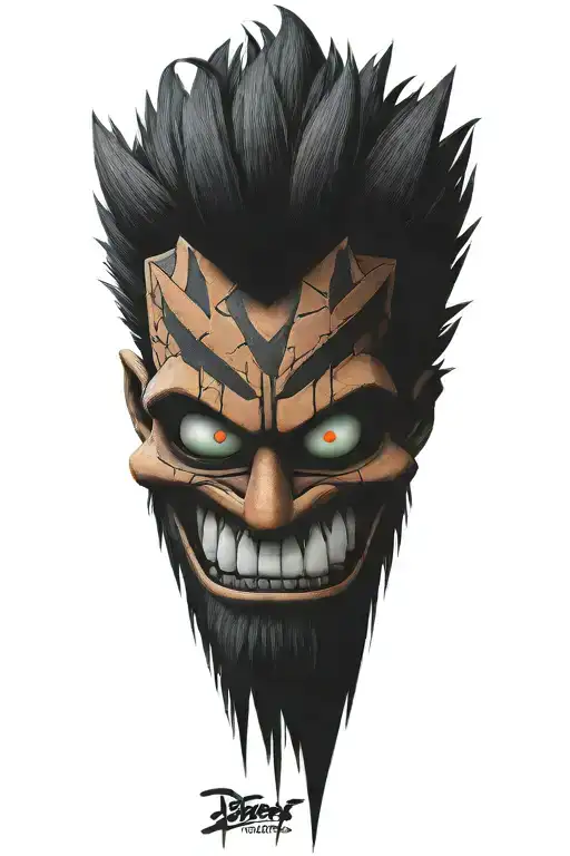 Crash Bandicoot With Aku Aku Mask Flying Behind Over Box