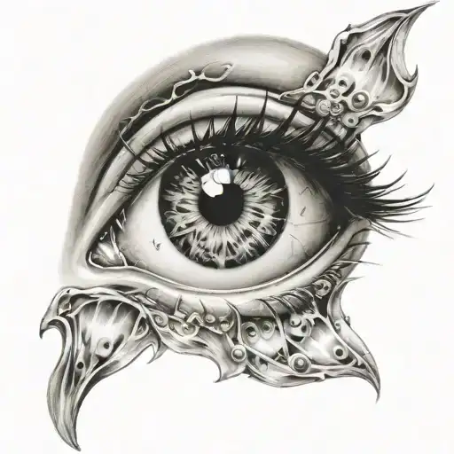 Eye Reflection Water