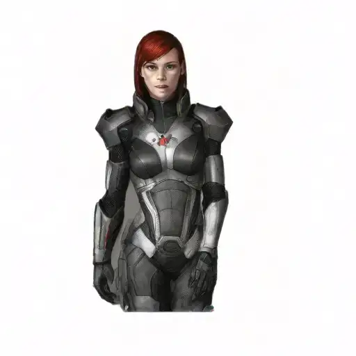 A Female Character From Mass Effect