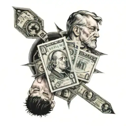 Me Vs Me With Money Design