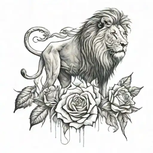 Lion And One Rose And House And 1987
