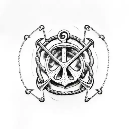 Anchor With Rope Around It So U Can Put Words In It