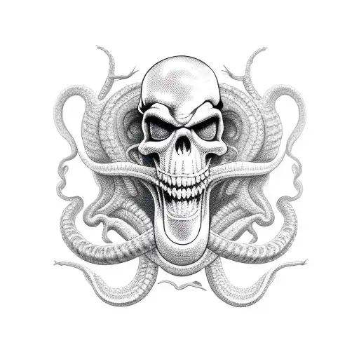 Snake Smoke Ghouls Moon