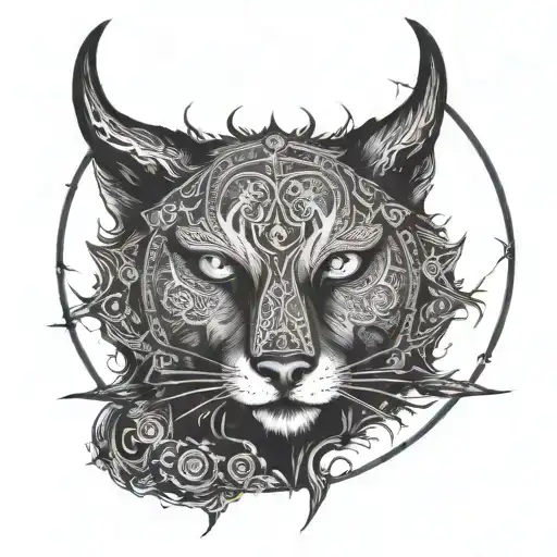 An Obscure Symbol Of The Night In Nordic Style