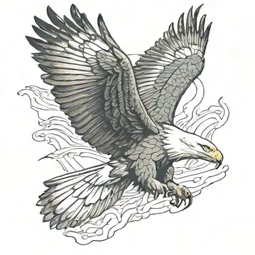 Eagle Flying Toward You