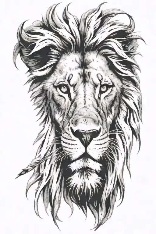 Lion With Dread Locks For Hair