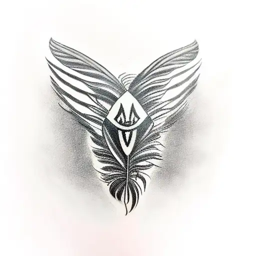 Amerindian Animal Men Feather