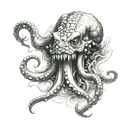 Kraken Eating Shoulder