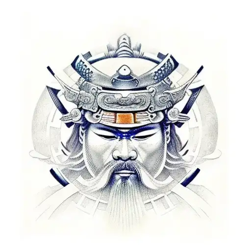 A Samurai With A Sence Of Meditation