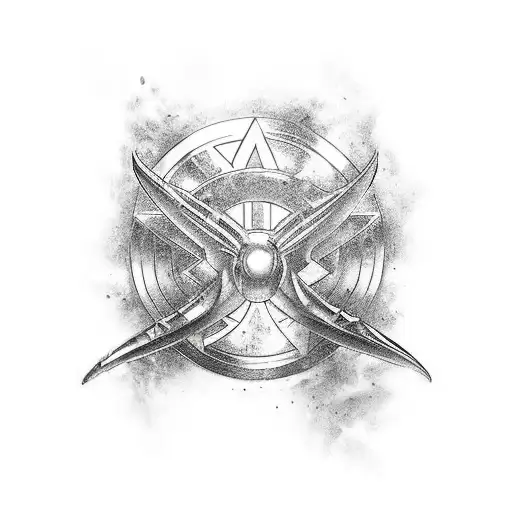 A Marvel Superhero Team-up Fighting Against A Backdrop Of Iconic Movie Scenes