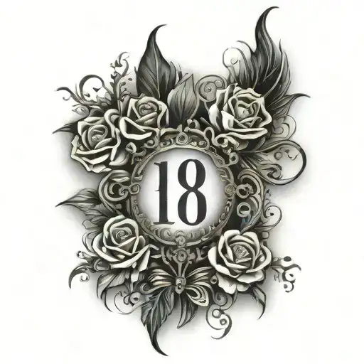 Number 1908 In Gothic Style