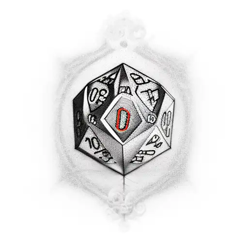 D20 Black And Red