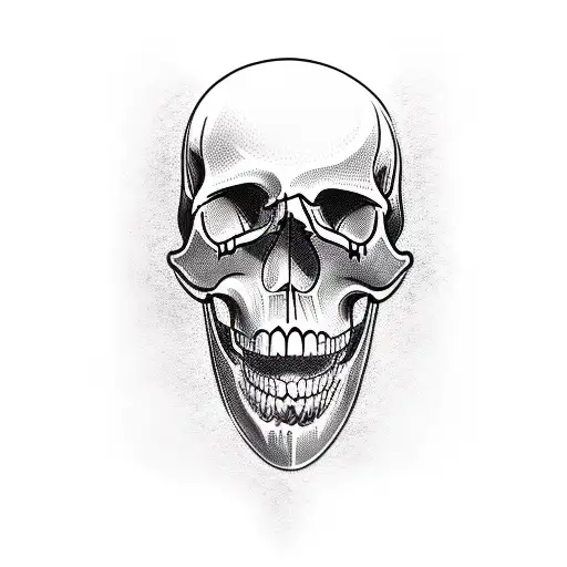 Skull Wrapped Barb Wire