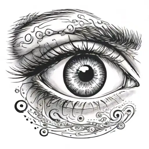 Eye With Semicolon In Pupil