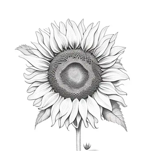 Sunflower With A Halo