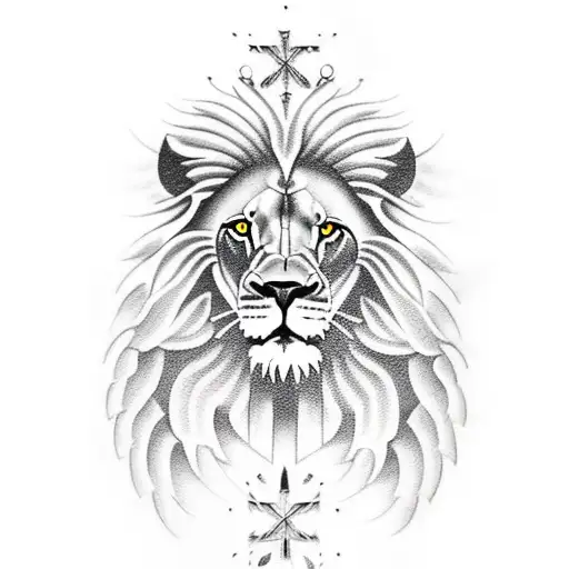 Lion With Angel Wings