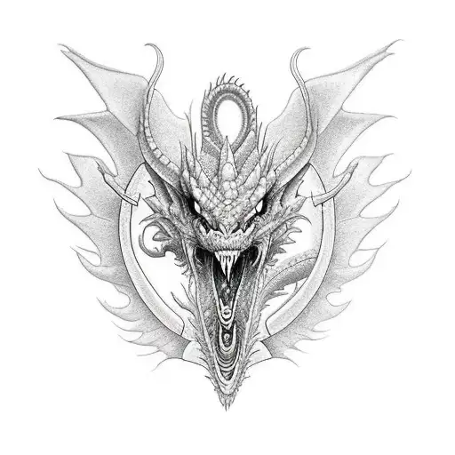 Dragon Peleando Con Escorpion