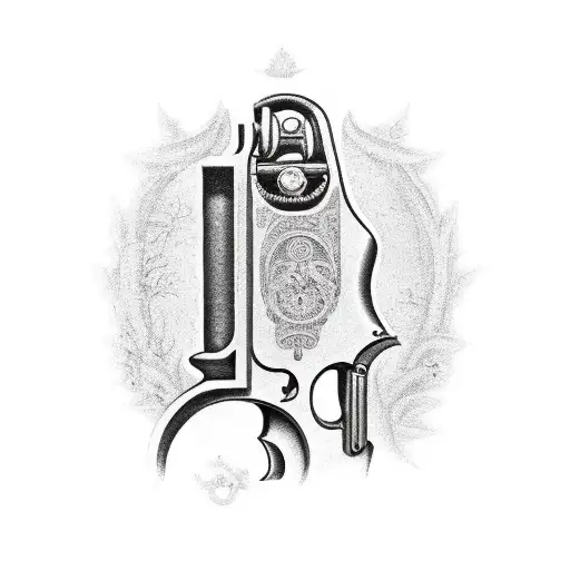 A Gun Made Out Of Tea Leaves And Steam