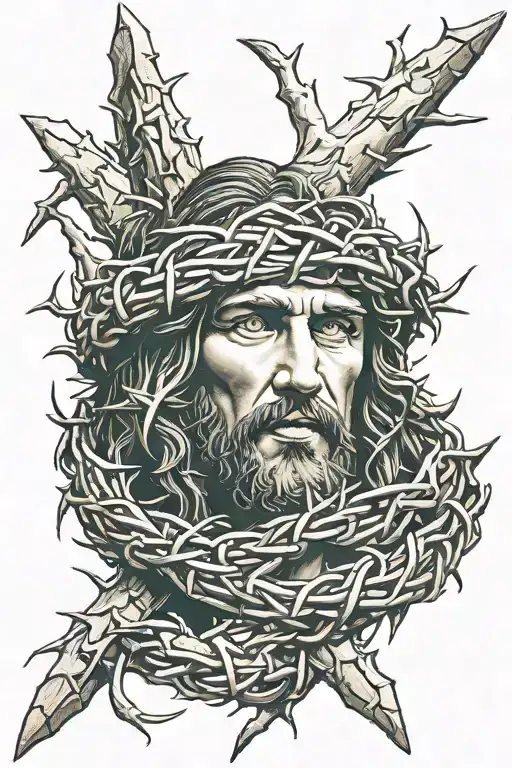 Jesus's Crown Of Thorns Wrapped
