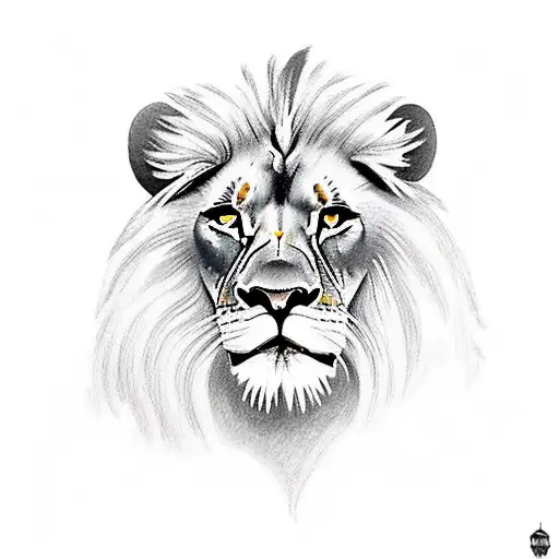 A Majestic Lion Walking Through The Savannah At Sunset