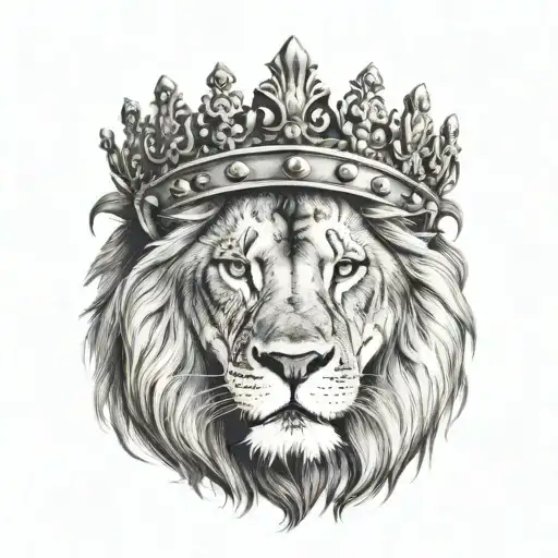Lion With A Crown