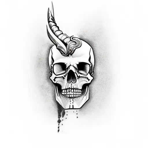 Half Skull Half Face