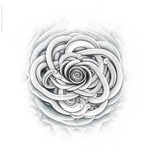 A Sensual Bondage-inspired Artwork Intertwining Elements Of Water And Plants