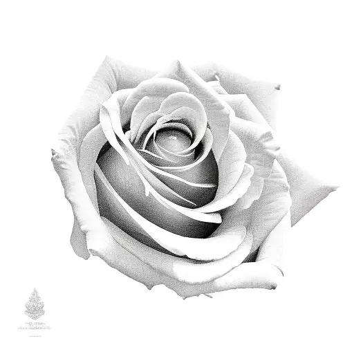 Rose Avec Des Fleurs Et La Lettre C Et E