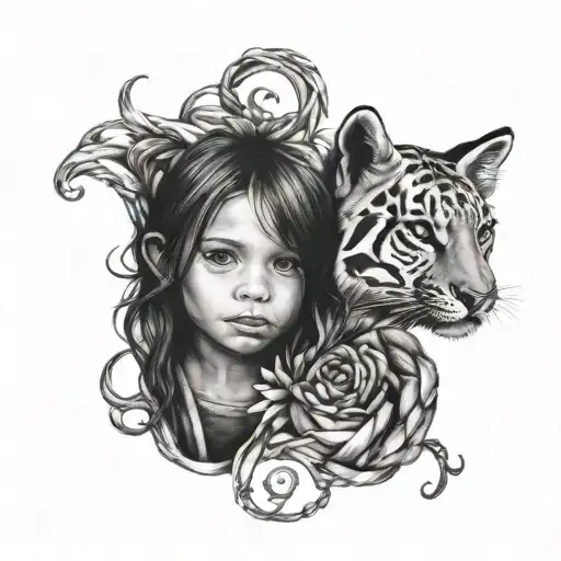 Kids Name Intertwined Within